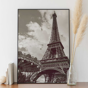 Tour Eiffel Paris, Frankrike Photography Poster