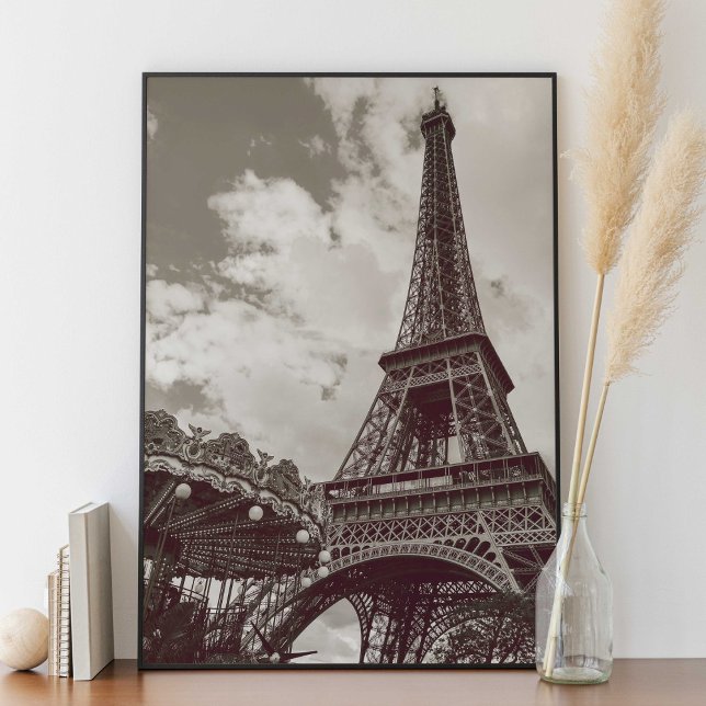 Tour Eiffel Paris, Frankrike Photography Poster (Skapare uppladdad)