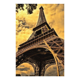Tour Eiffel Paris Frankrike-Poster (satatin) Fototryck