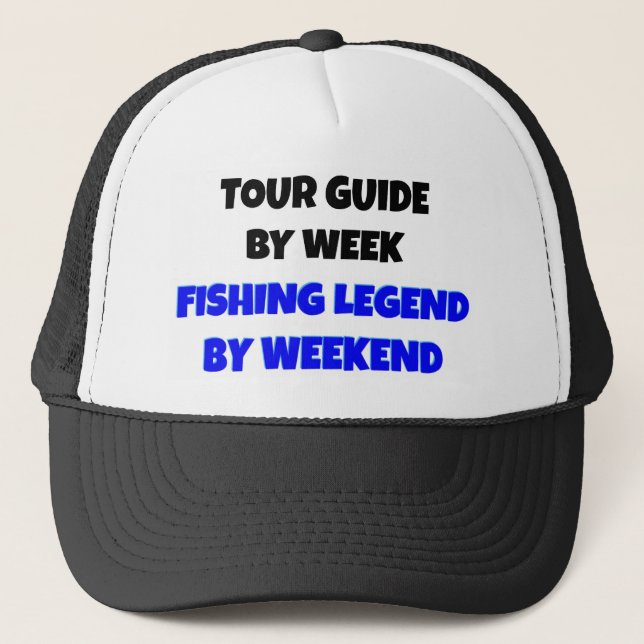 Tour Guide Fishing Legend Truckerkeps (Framsida)