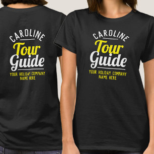 Tour Guide T-Shirt tryckt på båda sidor