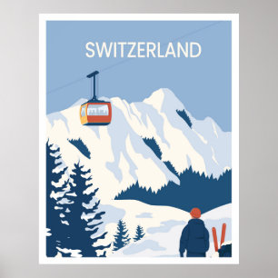 Tour till Schweiz Poster