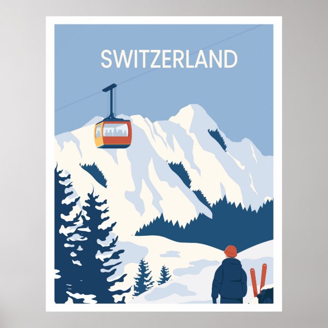 Tour till Schweiz Poster (Framsidan)