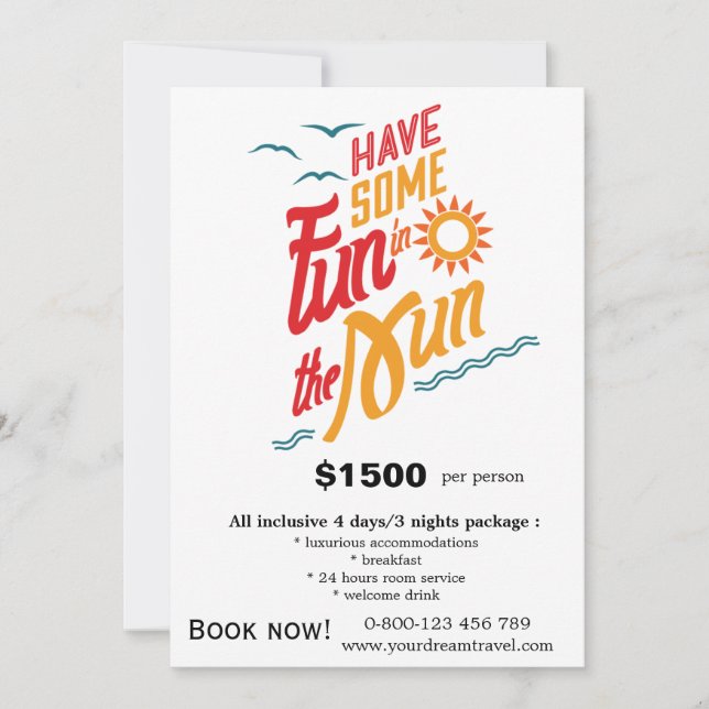 Tour Travels Inbjudningar (Framsida)