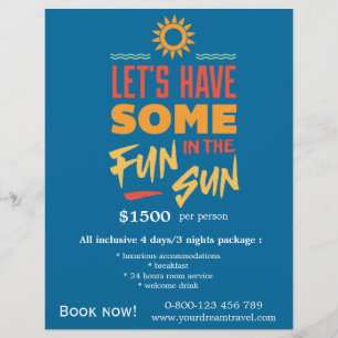 Tour Travels Reklamblad