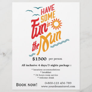 Tour Travels Reklamblad