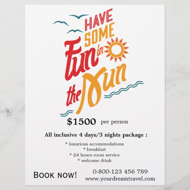 Tour Travels Reklamblad (Framsidan)