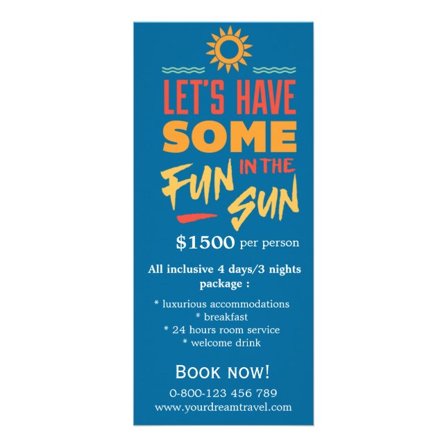 Tour Travels Reklamkort (Framsidan)