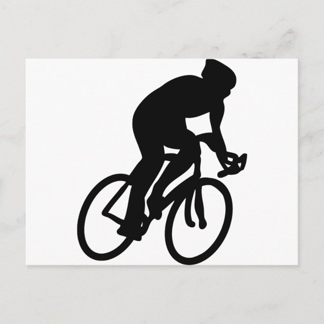Tourde frankrike cyclist vykort (Framsida)