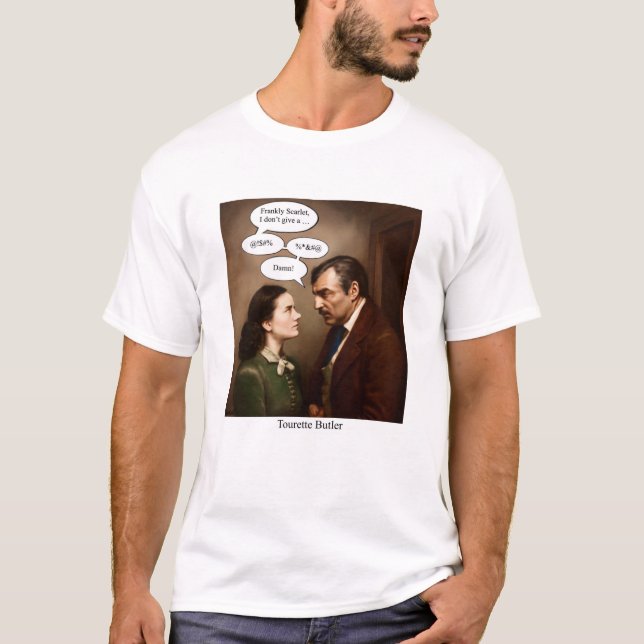 Tourette Butler T Shirt (Framsida)