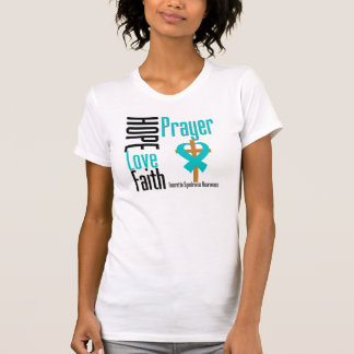 Tourette för bön för hoppkärlektro syndrom t-shirt