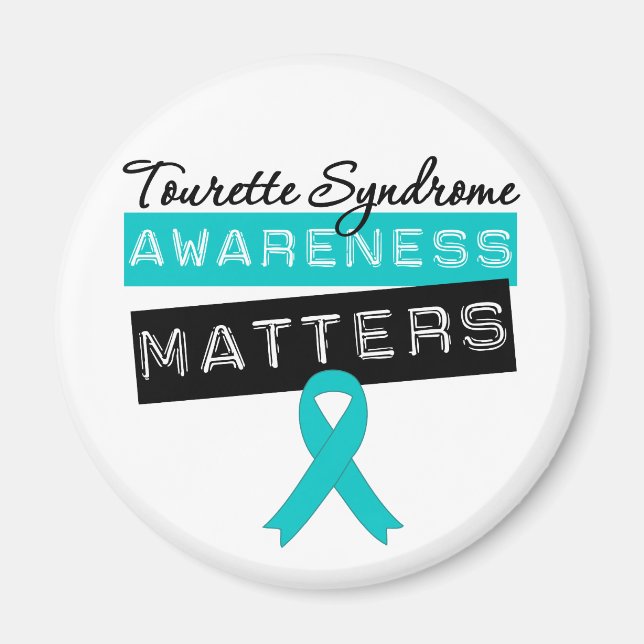 Tourette Syndrome Awareness Matters Magnet (Framsidan)