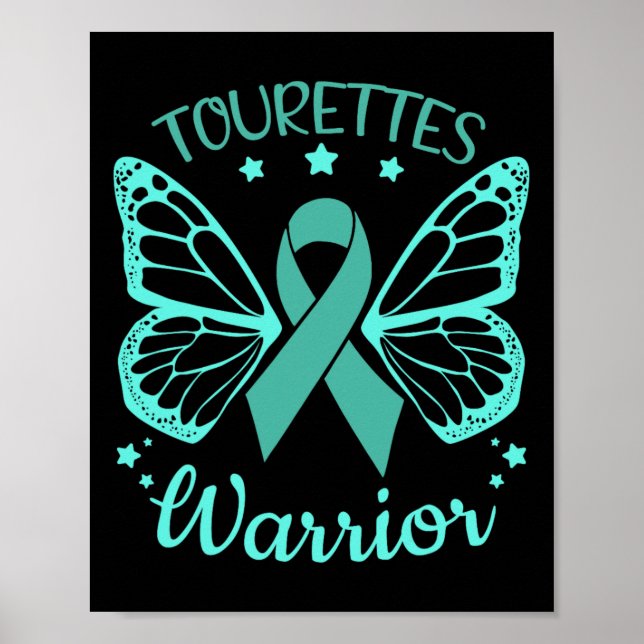 Tourette Syndrome Awareness Ticcing Tourette Syndr Poster (Framsidan)