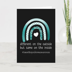 Tourette Syndrome Awareness Tourettes Warrior Teal Kort