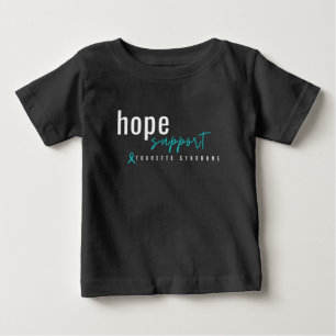 "Tourette syndrome", hoppstöd. Baby T-Shirt