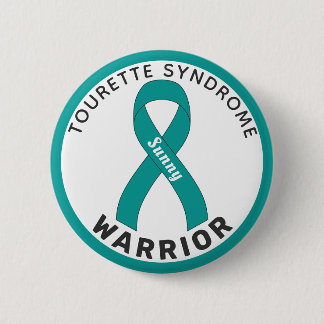Tourette Syndrome Warrior Ribbon White-knapp Knapp