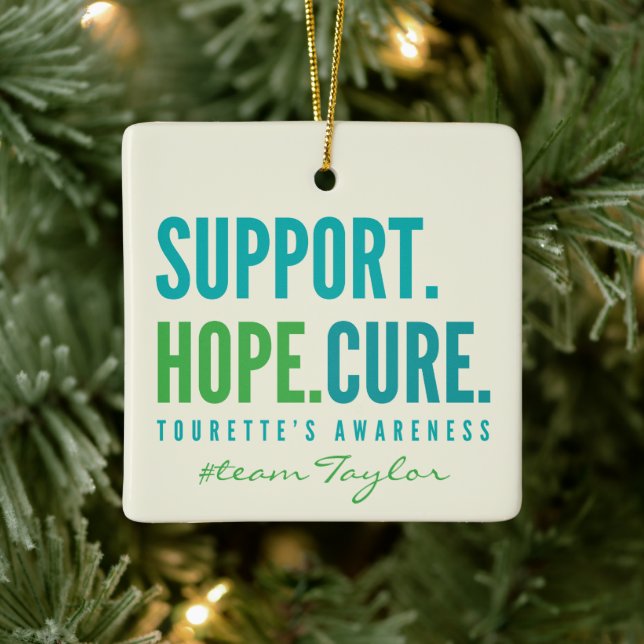 Tourettes Anpassningsbar support Hoppbock Ornament (Träd)