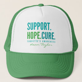 Tourette's Custom name support hoppas bota Hat Keps
