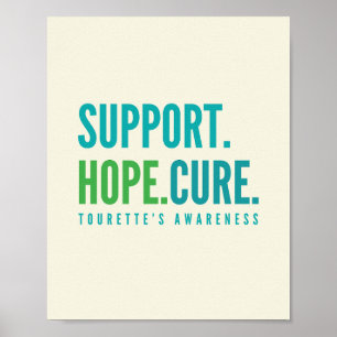 Tourettes hoppingivande botemedel Poster utskrifte