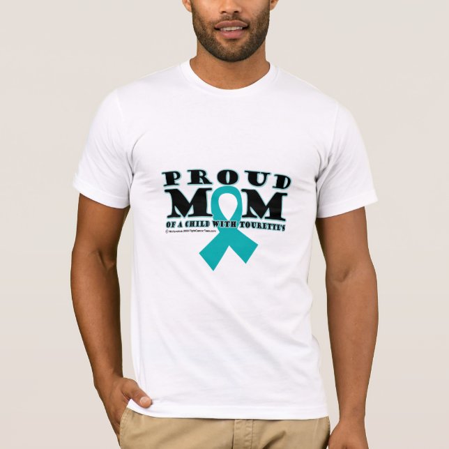 Tourettes stolt mamma tee shirt (Framsida)