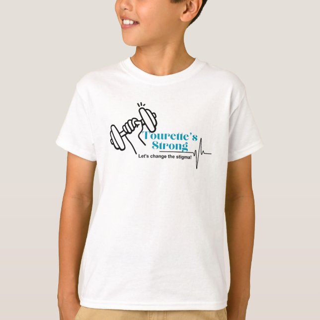 Tourette's Strong Kids tshirt T Shirt (Framsida)