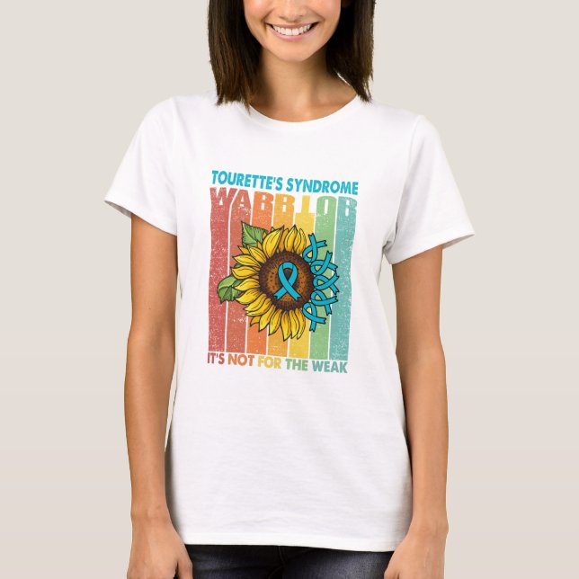 Tourettes syndabock är inte för den svagaste t shirt (Framsida)