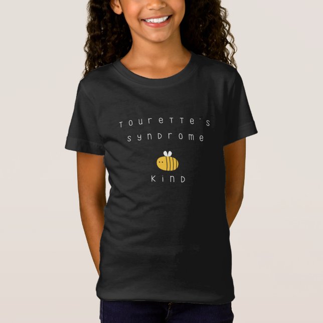 Tourettes syndrom är snälla flickor T-Shirt (Framsida)