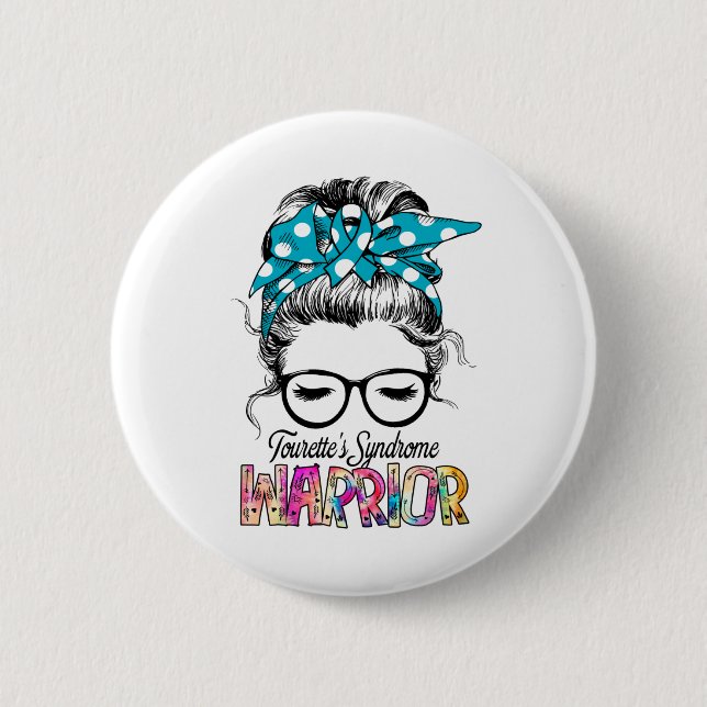 Tourette's Syndrome Awareness Month Ribbon Gifts Knapp (Framsida)