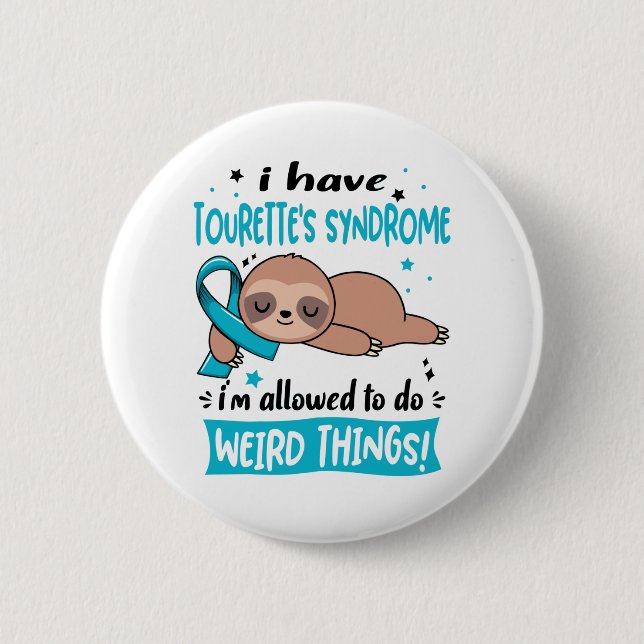 Tourette's Syndrome Awareness Month Ribbon Gifts Knapp (Framsida)