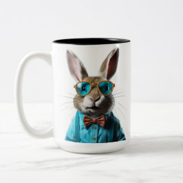 Tourette's Syndrome Rabbit Anpassningsbar Mugg