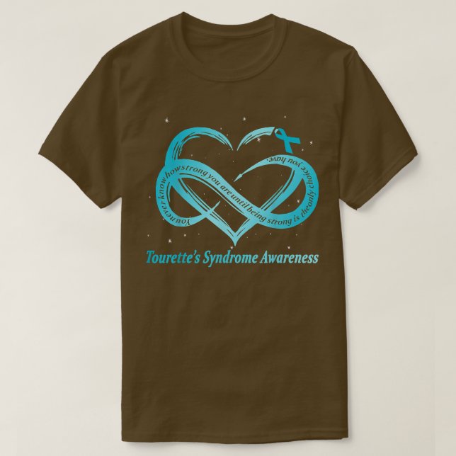 Tourette's Syndrome Warrior  T Shirt (Design framsida)