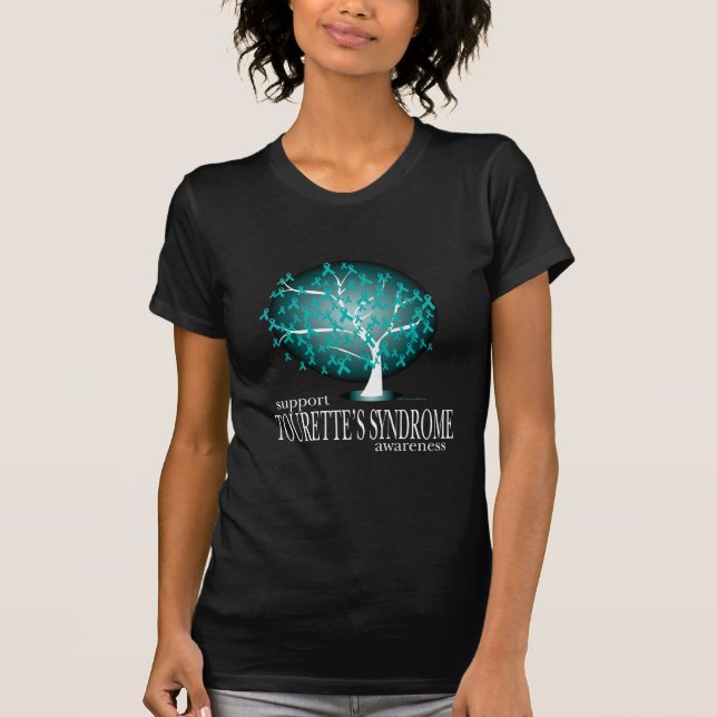 Tourettes syndromträd t-shirt (Framsida)