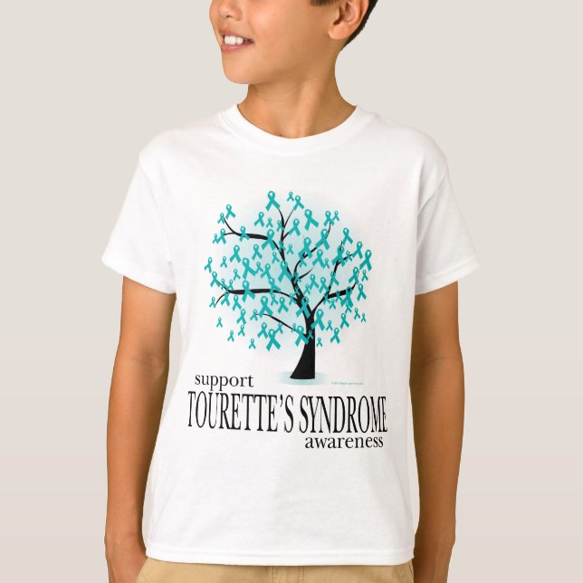 Tourettes syndromträd t-shirt (Framsida)