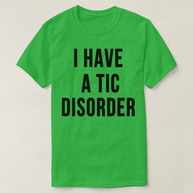 Tourettes tourette syndrome t shirt (Design framsida)