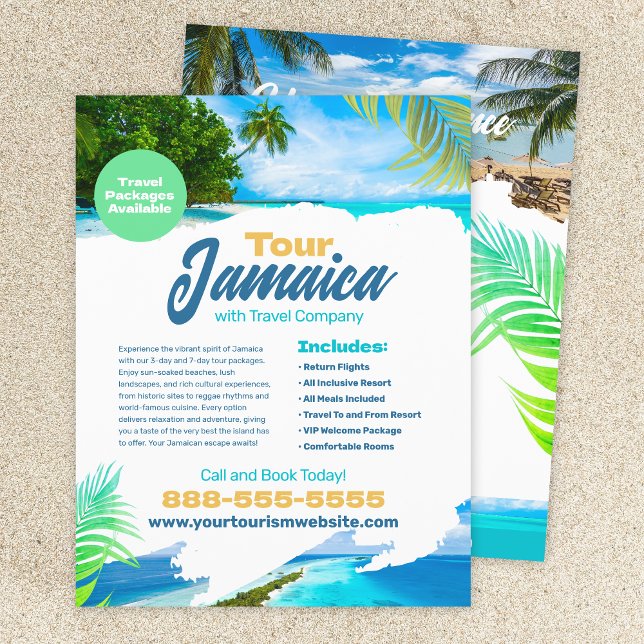 Tourism Vacation Travel Flyer Template (Skapare uppladdad)