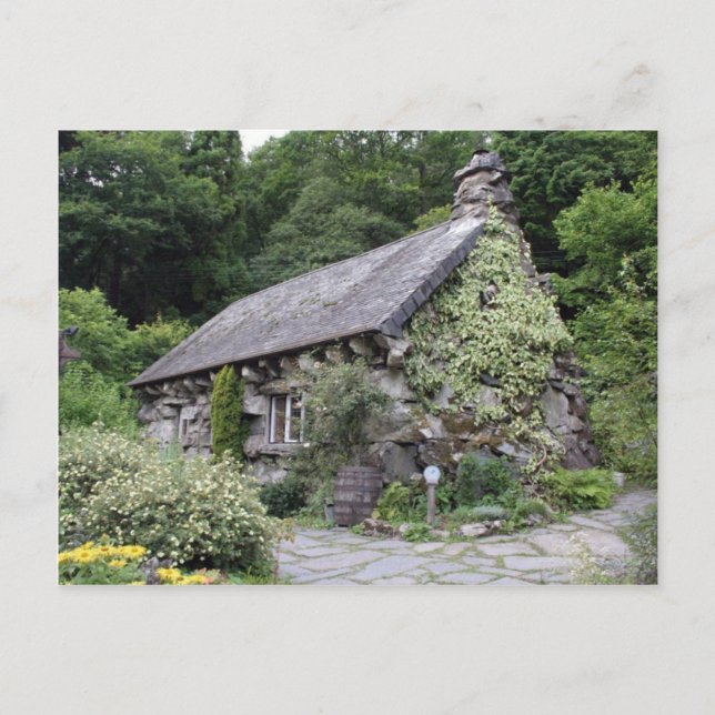 Tourist Attraktion i Wales Ugly House Vykort (Framsida)