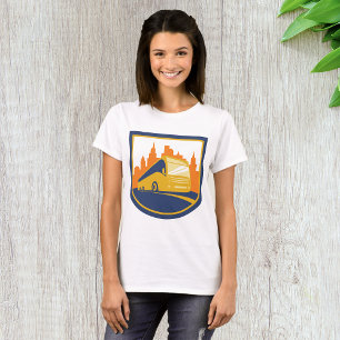 Tourist Buss Womens T-Shirt