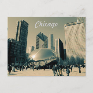 Tourist Chicago-postkort Vykort