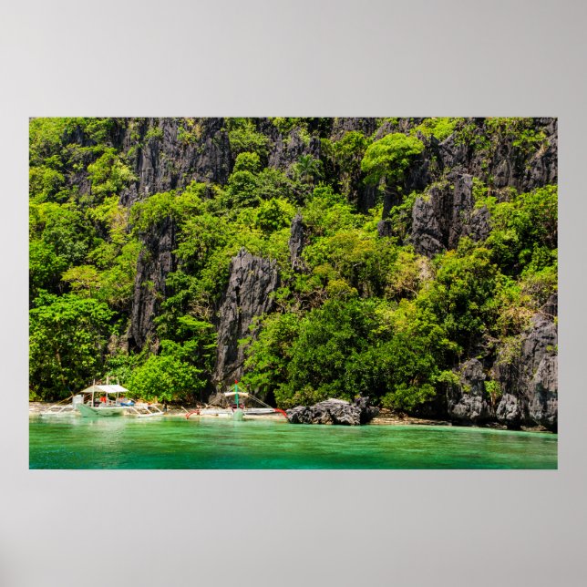 Tourist på Bacuit Archipelago Poster (Framsidan)