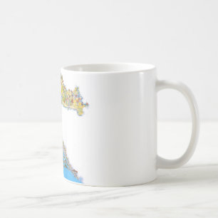 Touristic karta för Kroatien, Kaffemugg