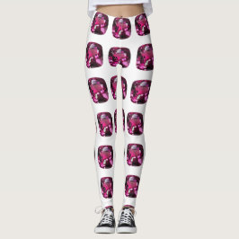 Tourmaline Gemstone Rosa Leggings