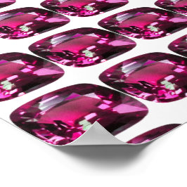 Tourmaline Gemstone Rosa Poster