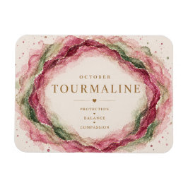 Tourmaline Oktober Födelsedagssten Flexi Magnet