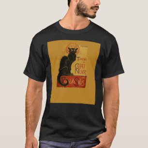 Tournee de Chatta Noir Black Cat Tee Shirt