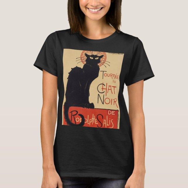 Tournée du Chat Noir  T Shirt (Framsida)