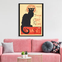Tournee du Chat Noir Vintage Svart Katt Art Nouvea
