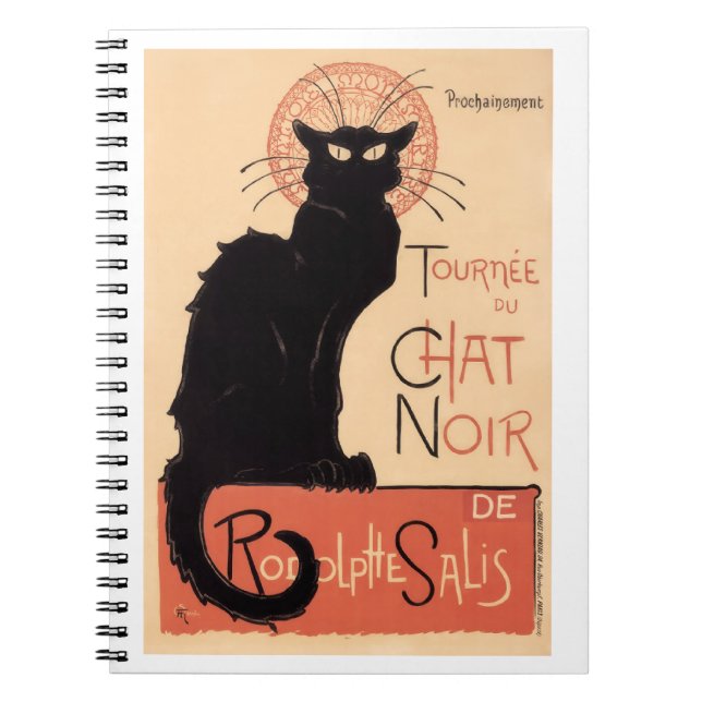 Tournee du Chatta Noir (1896) Anteckningsbok (Framsidan)