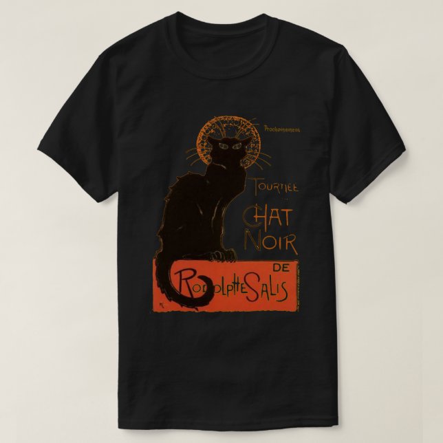Tournee Du Chatta Noir - After Steinlein Sticker T Shirt (Design framsida)