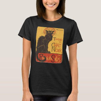 Tournee du Chatta Noir De Rodolphe Salis Vector T Shirt