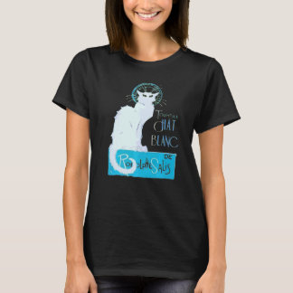 Tournee Du Chatta Noir Paris Distress Vector T Shirt